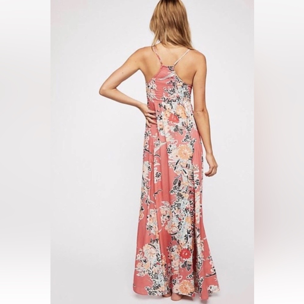 Free People Through The Vine Printed Maxi Dress In Red Combo REVOLVE - Picture 4 of 10